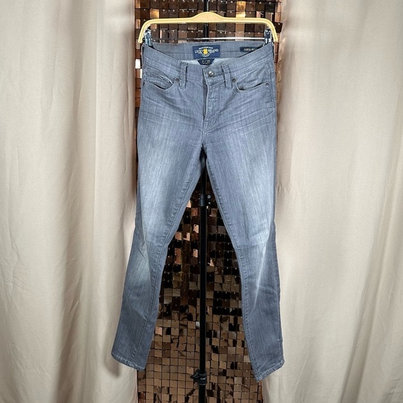 Vintage Lucky Brand Grey Sofia Skinny Jeans Size 2/26 - Picture 1 of 10